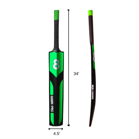 New gr8 Hawk Pro Premium Kashmir Willow Light/Soft Tennis Ball Cricket Bat with upgraded graphics